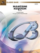Manzoni Requiem Concert Band sheet music cover